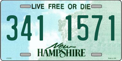 NH license plate 3411571