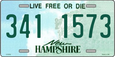 NH license plate 3411573