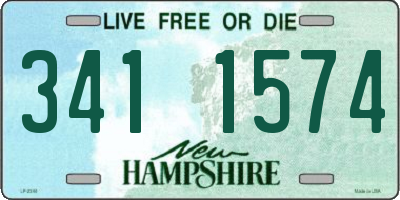 NH license plate 3411574