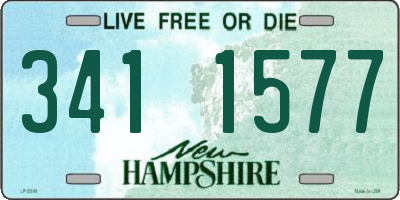 NH license plate 3411577