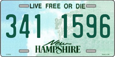NH license plate 3411596