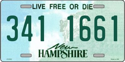 NH license plate 3411661