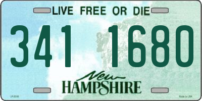 NH license plate 3411680