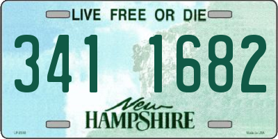 NH license plate 3411682