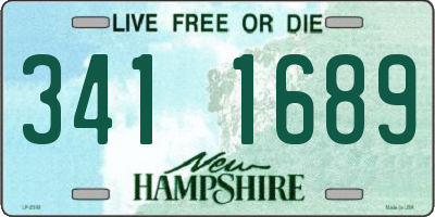 NH license plate 3411689