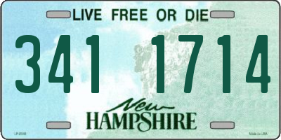 NH license plate 3411714