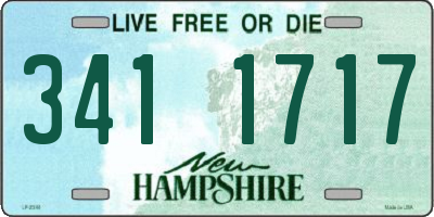 NH license plate 3411717