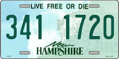 NH license plate 3411720