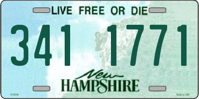 NH license plate 3411771