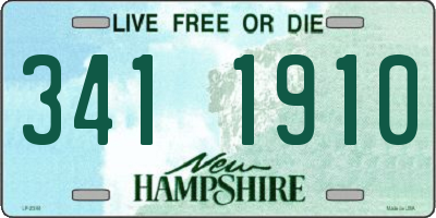 NH license plate 3411910