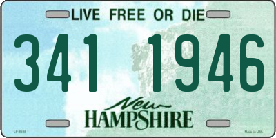 NH license plate 3411946
