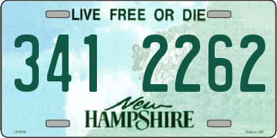 NH license plate 3412262