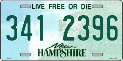 NH license plate 3412396
