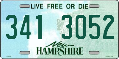 NH license plate 3413052