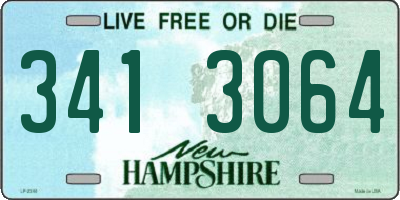 NH license plate 3413064