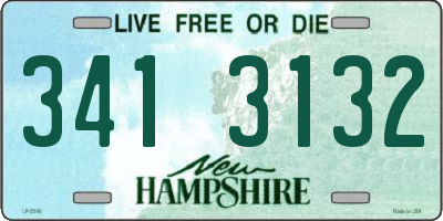NH license plate 3413132