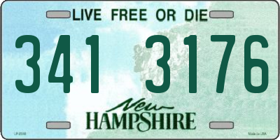 NH license plate 3413176