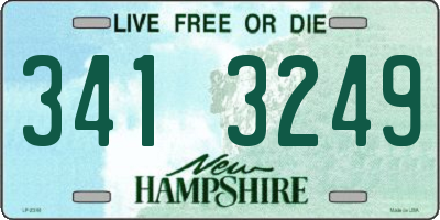 NH license plate 3413249