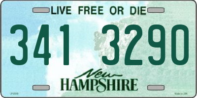 NH license plate 3413290