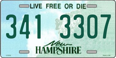 NH license plate 3413307