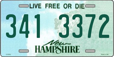 NH license plate 3413372