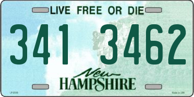 NH license plate 3413462