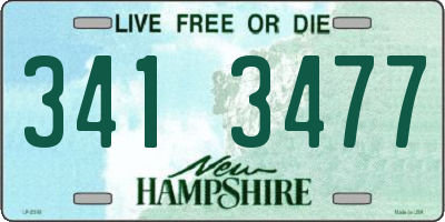 NH license plate 3413477