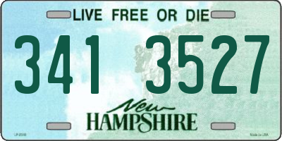 NH license plate 3413527