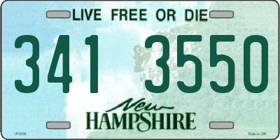 NH license plate 3413550