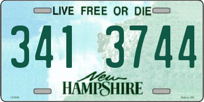 NH license plate 3413744