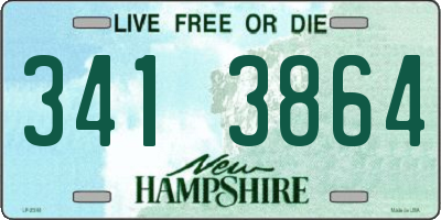 NH license plate 3413864