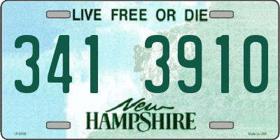 NH license plate 3413910