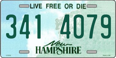 NH license plate 3414079