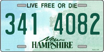 NH license plate 3414082