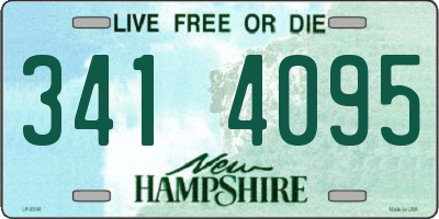 NH license plate 3414095
