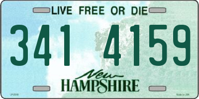 NH license plate 3414159