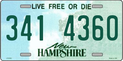 NH license plate 3414360