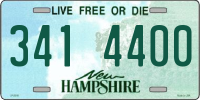 NH license plate 3414400