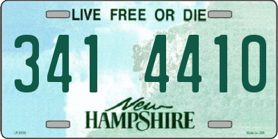 NH license plate 3414410