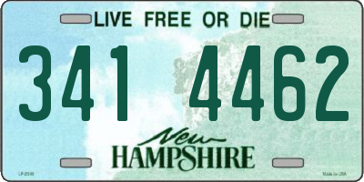 NH license plate 3414462