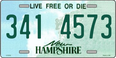 NH license plate 3414573
