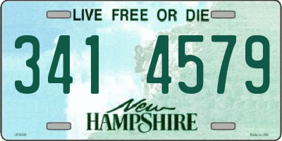 NH license plate 3414579
