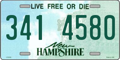 NH license plate 3414580