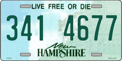 NH license plate 3414677