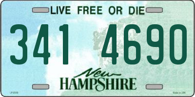 NH license plate 3414690