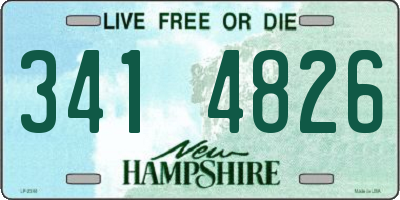 NH license plate 3414826