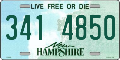 NH license plate 3414850