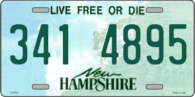 NH license plate 3414895