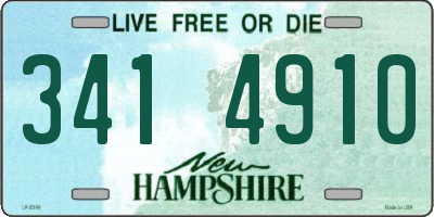 NH license plate 3414910