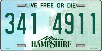 NH license plate 3414911
